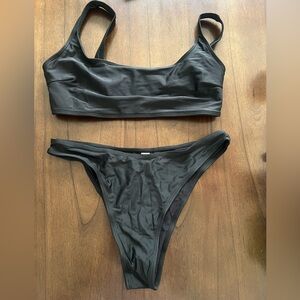 Classic Black Women's Swimwear Set